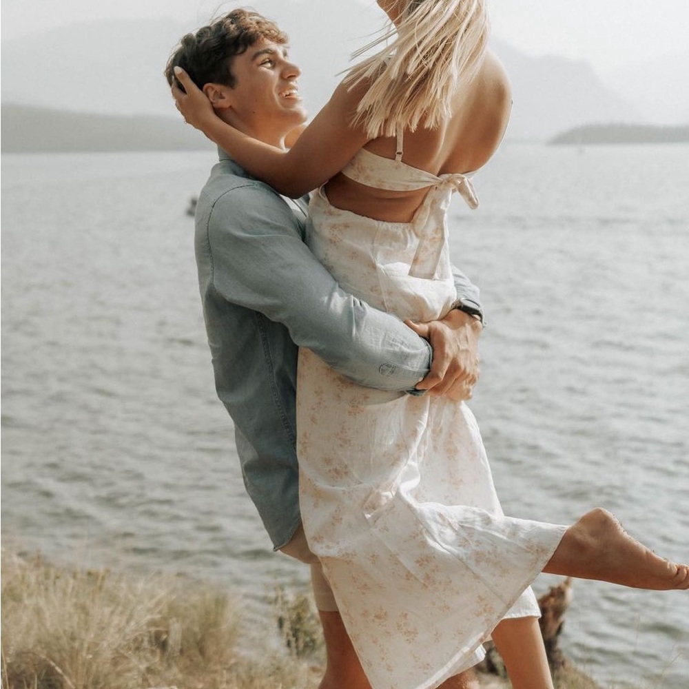 REFORMATION LINEN DRESS